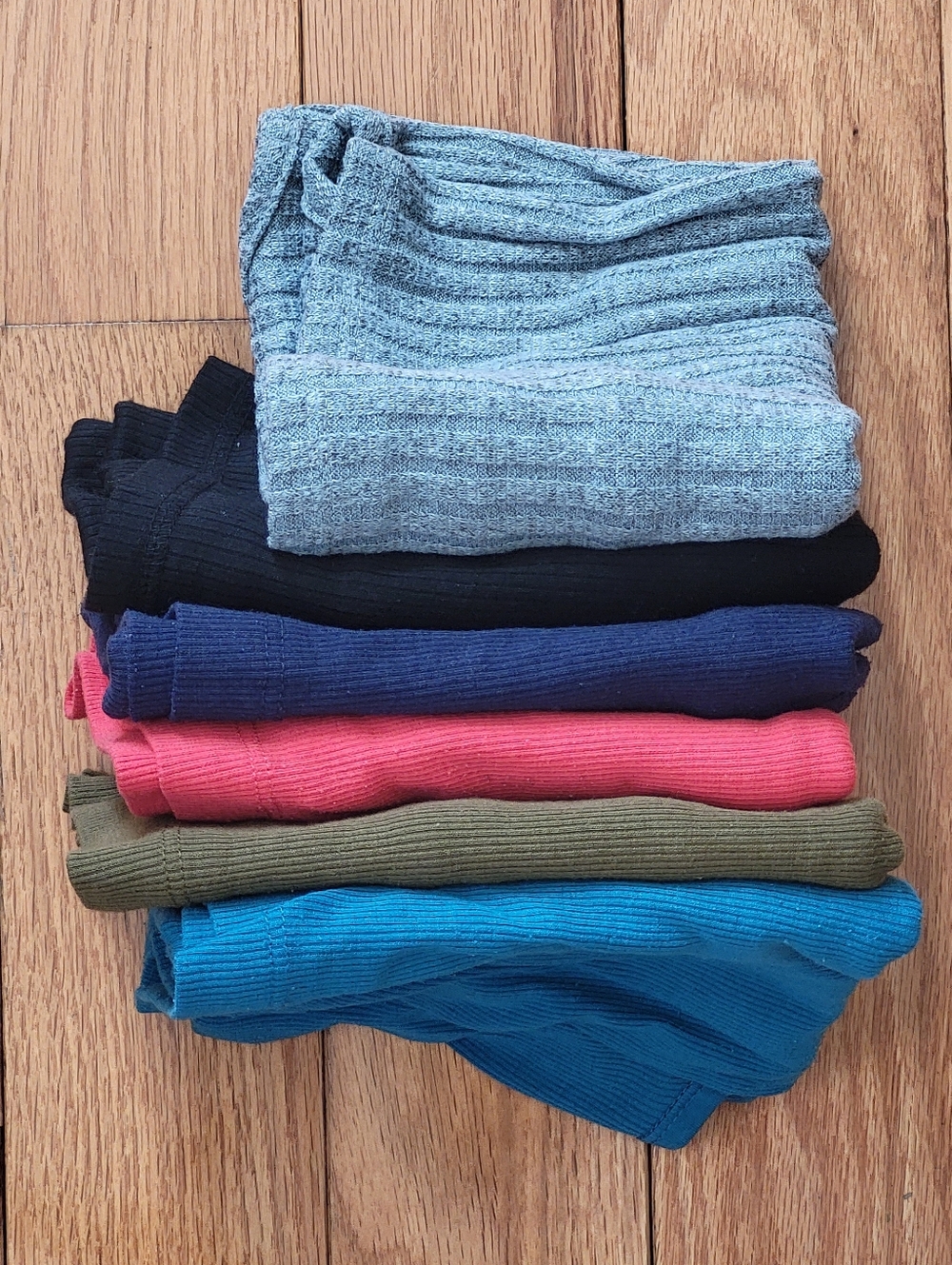 Lot Of 6 Ribbed Tank Tops